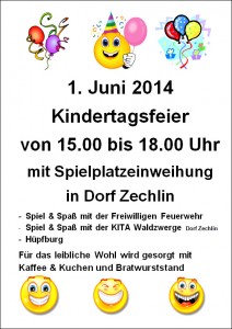 Kindertagsfeier am 1. Juni 2014